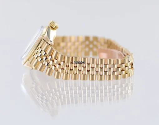 Good Replica Rolex Oyster Perpetual 6619 Caliber 1160 Automatic Movement 25mm Yellow Gold Case Watch - Image 12