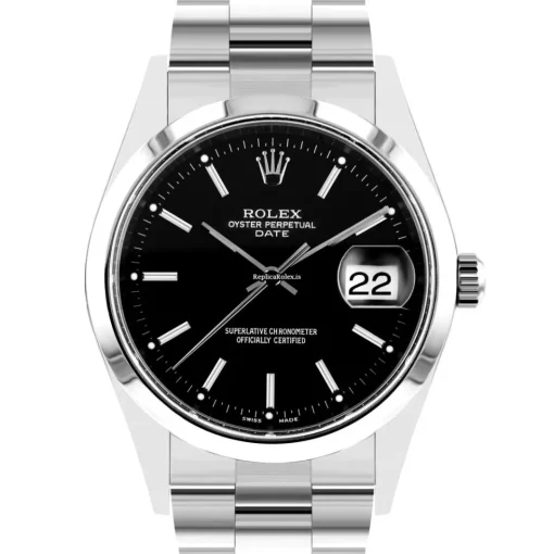 Best Copies Rolex Oyster Perpetual Date 15200 Automatic Movement 34mm Steel Case Mens/unisex Watch - Image 2