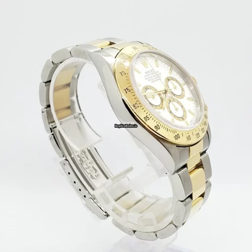Cheap Fake Rolex Daytona 116523 Caliber 4130 Automatic Movement 40mm Gold/steel Case Mens/unisex Watch - Image 3