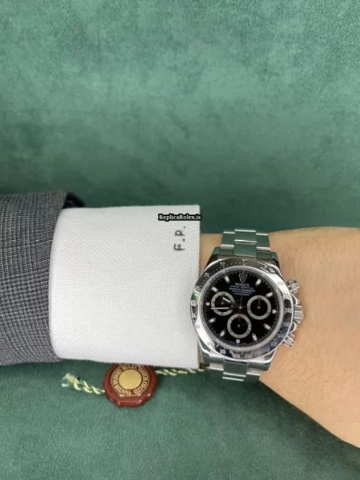 Excellent Fake Rolex Daytona 116520 Caliber 4130 Automatic Movement 40mm Steel Case Mens/unisex Watch - Image 8