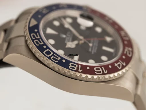 Perfect Fake Rolex Gmt-master II 116719blro Cosc Automatic Movement 40.5mm White Gold Case Mens/unisex Watch - Image 3