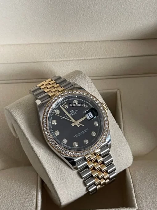 Design Replicas Rolex Datejust 126283rbr Caliber 3235 Automatic Movement 36mm Gold/steel Case Mens/unisex Watch - Image 10