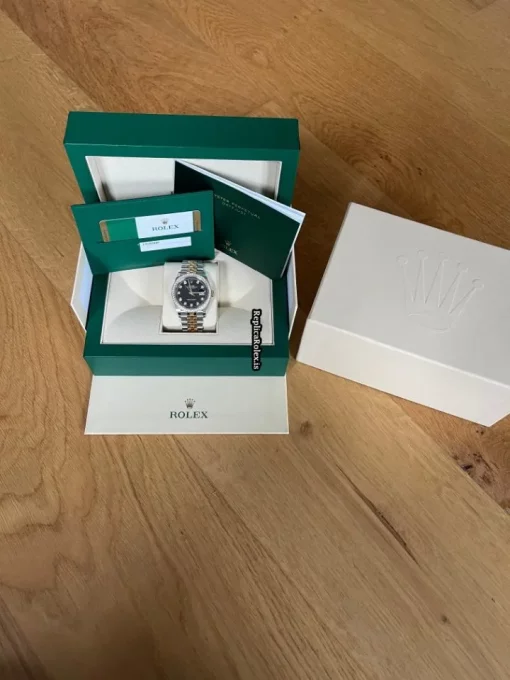 Design Replicas Rolex Datejust 126283rbr Caliber 3235 Automatic Movement 36mm Gold/steel Case Mens/unisex Watch - Image 2