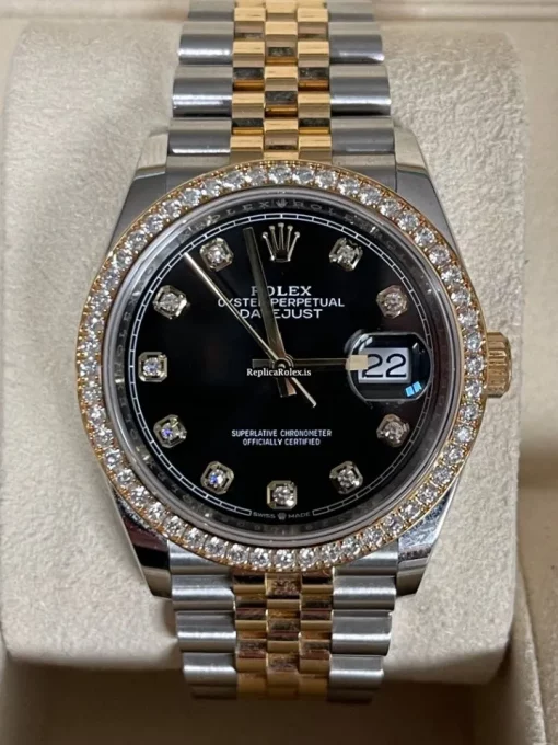Design Replicas Rolex Datejust 126283rbr Caliber 3235 Automatic Movement 36mm Gold/steel Case Mens/unisex Watch - Image 5