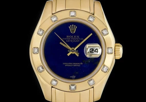 Unique Fake Rolex Lady-datejust Pearlmaster Caliber 2135 Automatic Movement 29mm Yellow Gold Case Womens Watch