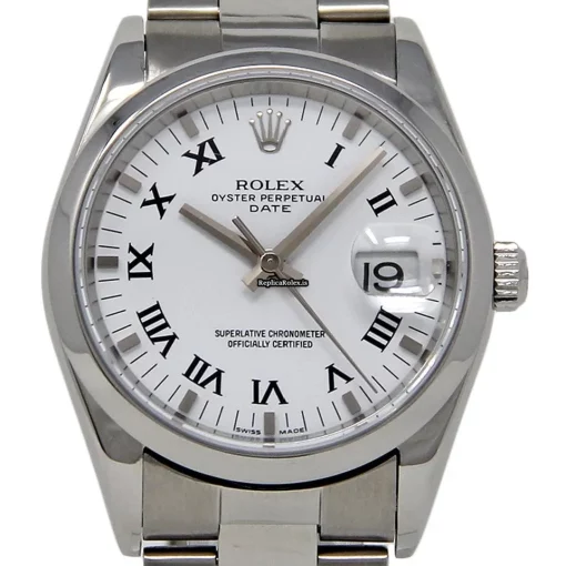 Swiss Replica Rolex Oyster Perpetual Date 15200 Automatic Movement 34mm Steel Case Womens Watch
