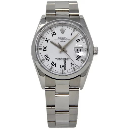 Swiss Replica Rolex Oyster Perpetual Date 15200 Automatic Movement 34mm Steel Case Womens Watch - Image 2