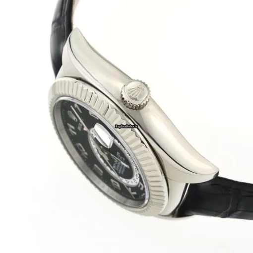 Affordable Replica Rolex Sky-dweller 326139 Automatic Movement 42mm White Gold Case Watch - Image 3