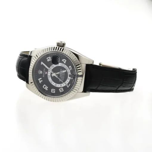 Affordable Replica Rolex Sky-dweller 326139 Automatic Movement 42mm White Gold Case Watch - Image 7