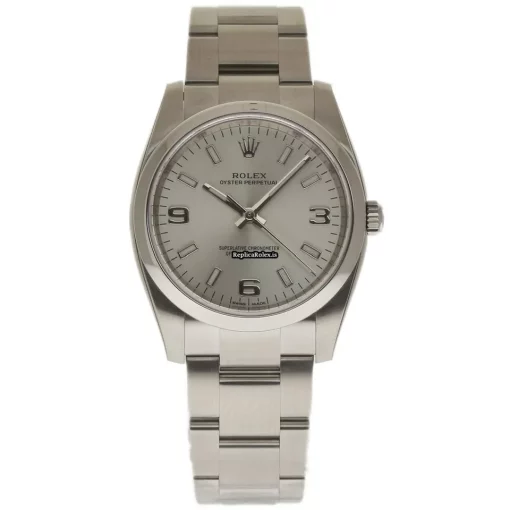 Design Fake Rolex Oyster Perpetual 34 114200 Caliber 3130 Automatic Movement 34mm Steel Case Womens Watch - Image 2