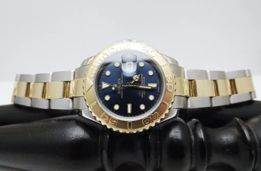 Superior Copies Rolex Yacht-master 169623 Caliber 2235 Automatic Movement 29mm Gold/steel Case Womens Watch - Image 9