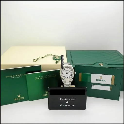 Inexpensive Copy Rolex Lady-datejust 178274 Caliber 2235 Automatic Movement 31mm Steel Case Womens Watch - Image 2