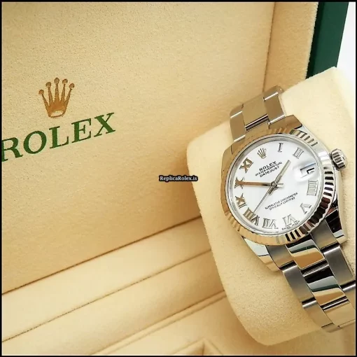 Inexpensive Copy Rolex Lady-datejust 178274 Caliber 2235 Automatic Movement 31mm Steel Case Womens Watch - Image 4