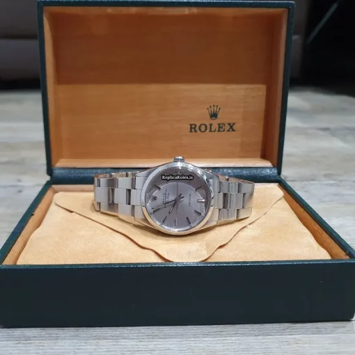 Well Made Fakes Rolex Air King Precision 5500 Caliber 1520 Automatic Movement 34mm Steel Case Mens/unisex Watch