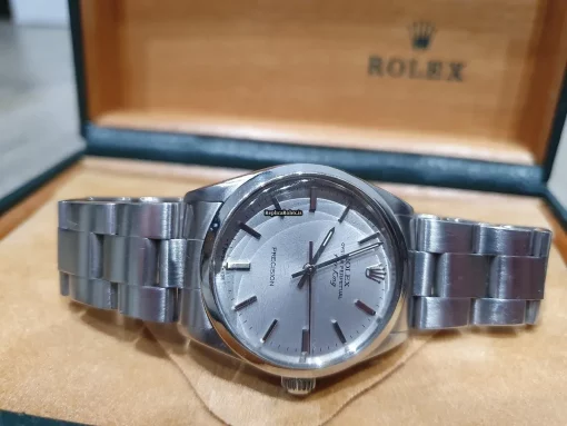 Well Made Fakes Rolex Air King Precision 5500 Caliber 1520 Automatic Movement 34mm Steel Case Mens/unisex Watch - Image 4