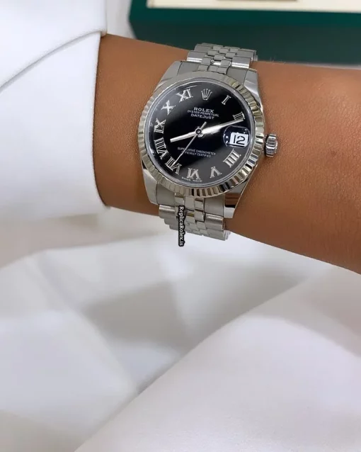 Lovely Replica Rolex Lady-datejust 178274 Caliber 2235 Automatic Movement 31mm Steel Case Womens Watch - Image 6