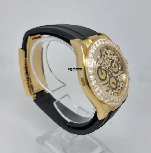 Suitable Replica Rolex Daytona 116588tbr Automatic Movement 40mm Yellow Gold Case Mens/unisex Watch - Image 3