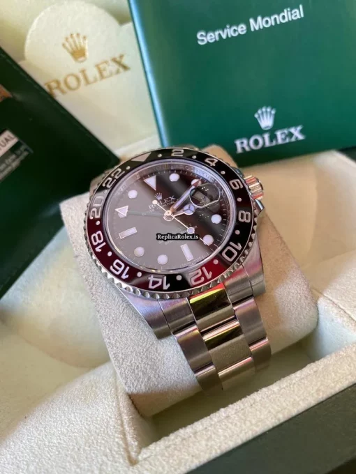 Design Imitation Rolex Gmt-master II 116710ln Caliber 3186 Automatic Movement 40mm Steel Case Mens/unisex Watch - Image 8