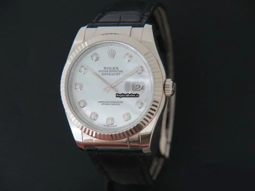 Incredible Copies Rolex Datejust 116139 Automatic Movement 36mm White Gold Case Mens/unisex Watch