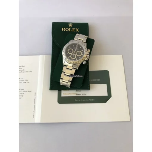 Attractive Replica Rolex Daytona 16520 Automatic Movement 40mm Steel Case Mens/unisex Watch - Image 9