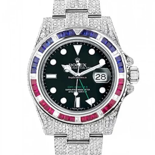 Luxury Clone Rolex Gmt-master II 116710 Caliber 3186 Automatic Movement 40mm Steel Case Mens/unisex Watch