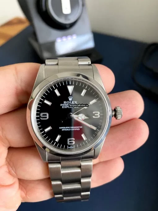 Lovely Replica Rolex Explorer 14270 Caliber 3000 Automatic Movement 36x43mm Steel Case Mens/unisex Watch - Image 9