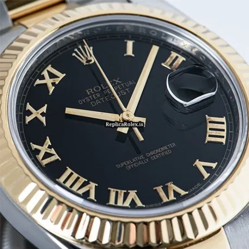 Epic Fake Rolex Datejust II 116333 Automatic Movement 41mm Gold/steel Case Mens/unisex Watch - Image 9