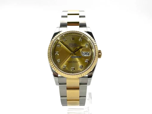 Quality Replica Rolex Datejust 126233 Caliber 3235 Automatic Movement 36mm Gold/steel Case Mens/unisex Watch