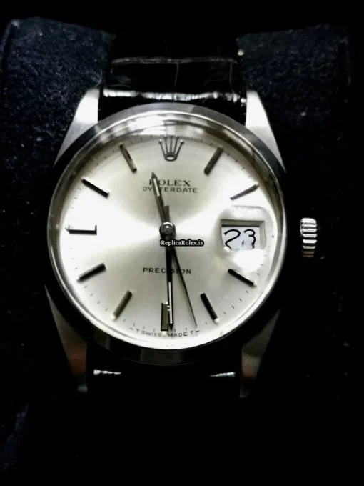 Stylish Fake Rolex Oyster Precision 6694 Caliber 1225 Manual Winding Movement 34x40mm Steel Case Mens/unisex Watch