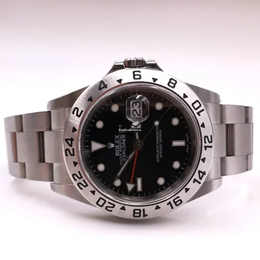 Quality Fake Rolex Explorer II 16570 Caliber 3185 Automatic Movement 40mm Steel Case Mens/unisex Watch