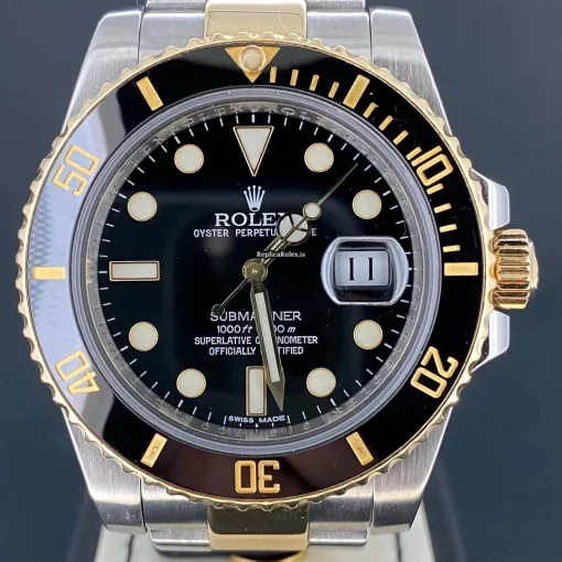Wonderful Replica Rolex Submariner Date 116613ln Caliber 3135 Automatic Movement 40mm Gold/steel Case Mens/unisex Watch