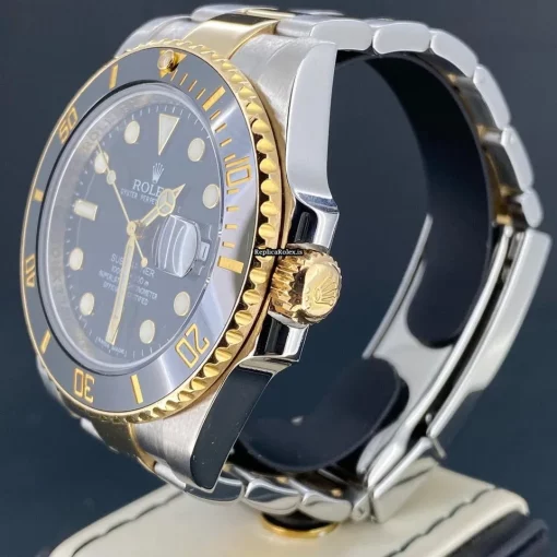 Wonderful Replica Rolex Submariner Date 116613ln Caliber 3135 Automatic Movement 40mm Gold/steel Case Mens/unisex Watch - Image 5