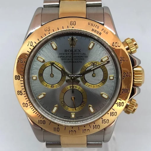 Fabulous Replica Rolex Daytona 116523 Caliber 4130 Automatic Movement 40mm Gold/steel Case Mens/unisex Watch