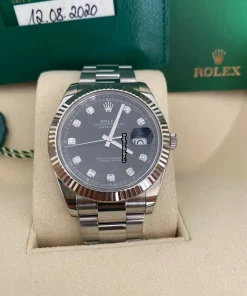 Aaa Fake Rolex Datejust II 116334 Caliber 3136 Automatic Movement 41mm Steel Case Mens/unisex Watch