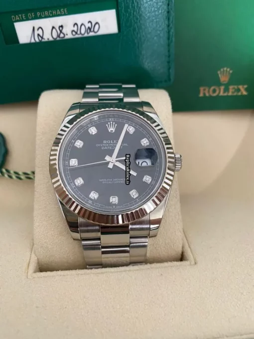 Aaa Fake Rolex Datejust II 116334 Caliber 3136 Automatic Movement 41mm Steel Case Mens/unisex Watch
