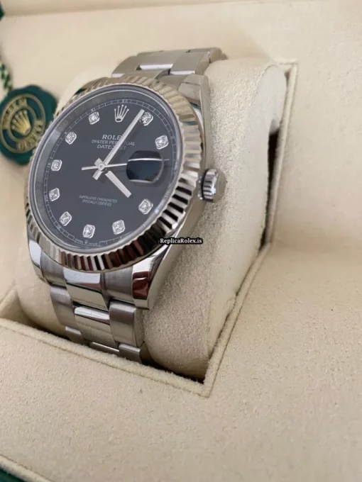 Aaa Fake Rolex Datejust II 116334 Caliber 3136 Automatic Movement 41mm Steel Case Mens/unisex Watch - Image 6