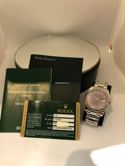 Special Fake Rolex Datejust 116234 Caliber 3135 Automatic Movement 36mm Steel Case Mens/unisex Watch - Image 14