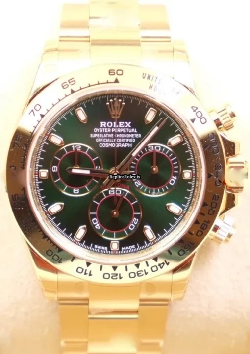 Popular Knockoff Rolex Daytona 116508 Automatic Movement 40mm Yellow Gold Case Mens/unisex Watch