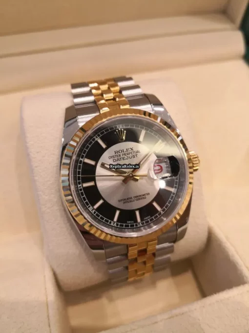 Appealing Replica Rolex Datejust 116233 Caliber 3135 Automatic Movement 36mm Gold/steel Case Mens/unisex Watch - Image 2