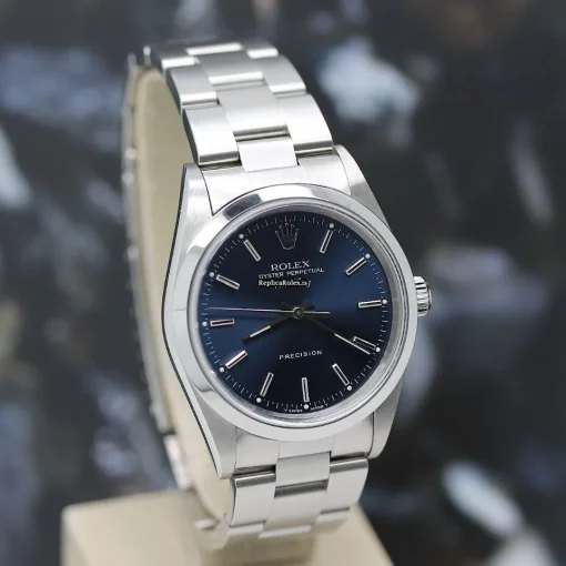 Trustworthy Fake Rolex Air King Precision 14000m Caliber 3000 Automatic Movement 34mm Steel Case Mens/unisex Watch - Image 6