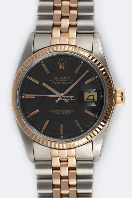 Neat Fakes Rolex Datejust 1601 Caliber 1570 Automatic Movement 36mm Gold/steel Case Mens/unisex Watch