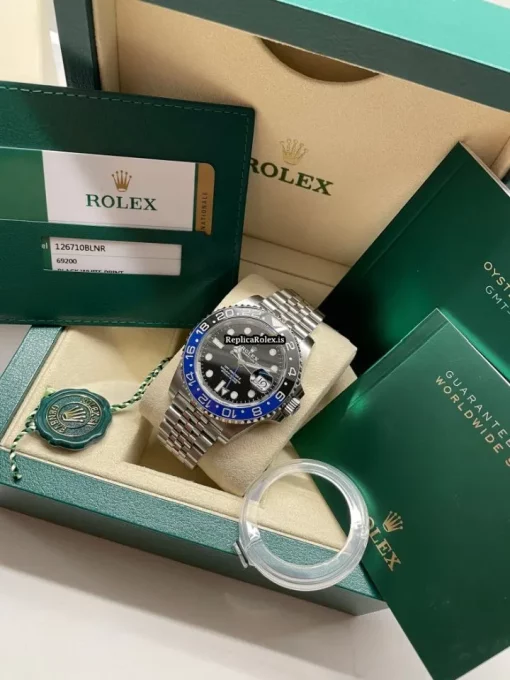 Cool Imitation Rolex Gmt-master II 126710blnr Caliber 3285 Automatic Movement 40mm Steel Case Mens/unisex Watch - Image 3