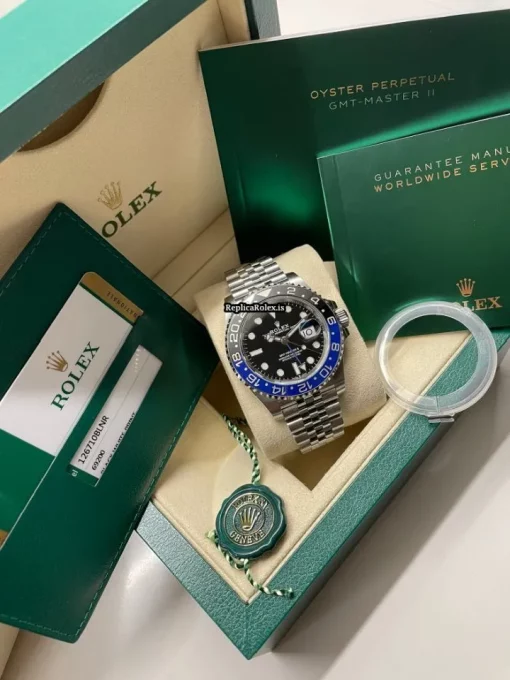 Cool Imitation Rolex Gmt-master II 126710blnr Caliber 3285 Automatic Movement 40mm Steel Case Mens/unisex Watch - Image 4
