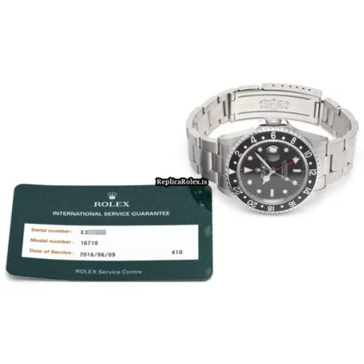 Suitable Clone Rolex Gmt-master II 16710 Caliber 3185 Automatic Movement 40mm Steel Case Watch - Image 5