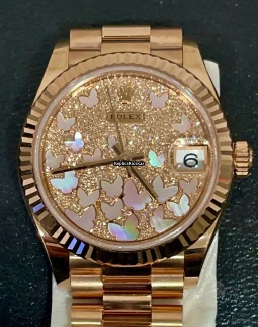 Neat Replicas Rolex Datejust 278275 Automatic Movement 31mm Rose Gold Case Womens Watch