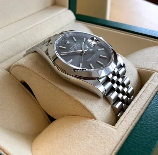 Beautiful Replica Rolex Datejust 126300 Caliber 3235 Automatic Movement 41x48mm Steel Case Mens/unisex Watch - Image 4