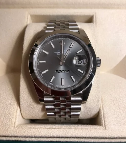 Beautiful Replica Rolex Datejust 126300 Caliber 3235 Automatic Movement 41x48mm Steel Case Mens/unisex Watch - Image 5