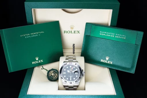 Amazing Replica Rolex Explorer II 216570 Caliber 3187 Automatic Movement 42mm Steel Case Mens/unisex Watch - Image 7