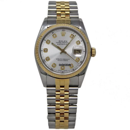 Inexpensive Replica Rolex Datejust 16013 Automatic Movement 36mm Steel Case Mens/unisex Watch - Image 2