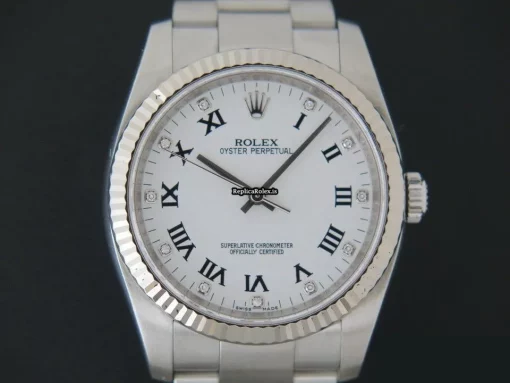 Fantastic Replica Rolex Oyster Perpetual 116034 Automatic Movement 36mm Steel Case Mens/unisex Watch - Image 2